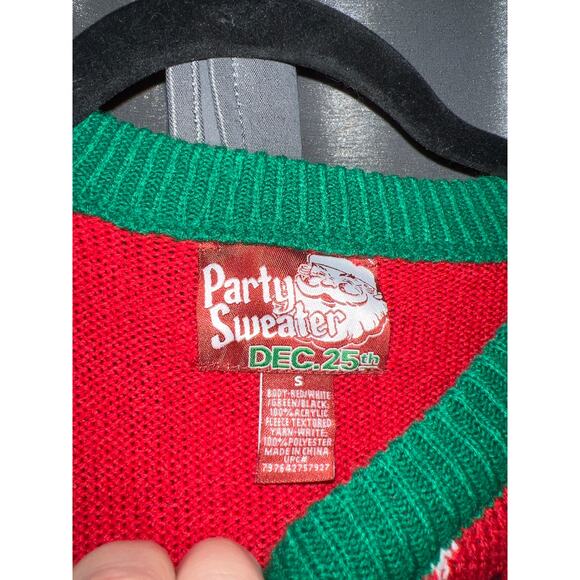 Ugly Christmas Sweater Xmas Size Small - Picture 2 of 3